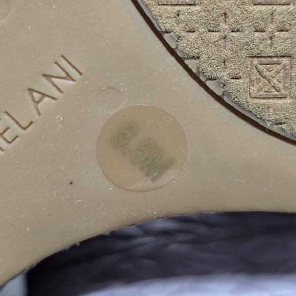 Antonio Melani Braided Raffia Wedge Sandal Women's Size 6.5M - Picture 11 of 11